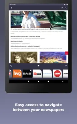 Hungarian Newspapers android App screenshot 0