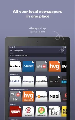 Hungarian Newspapers android App screenshot 2