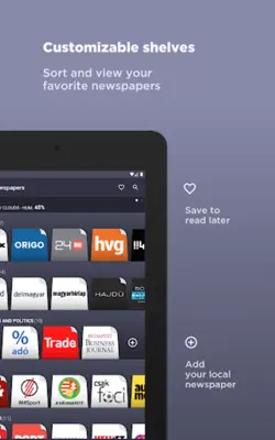 Hungarian Newspapers android App screenshot 4