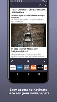 Hungarian Newspapers android App screenshot 6