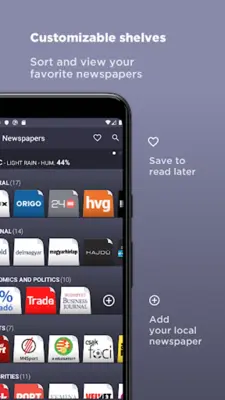 Hungarian Newspapers android App screenshot 7